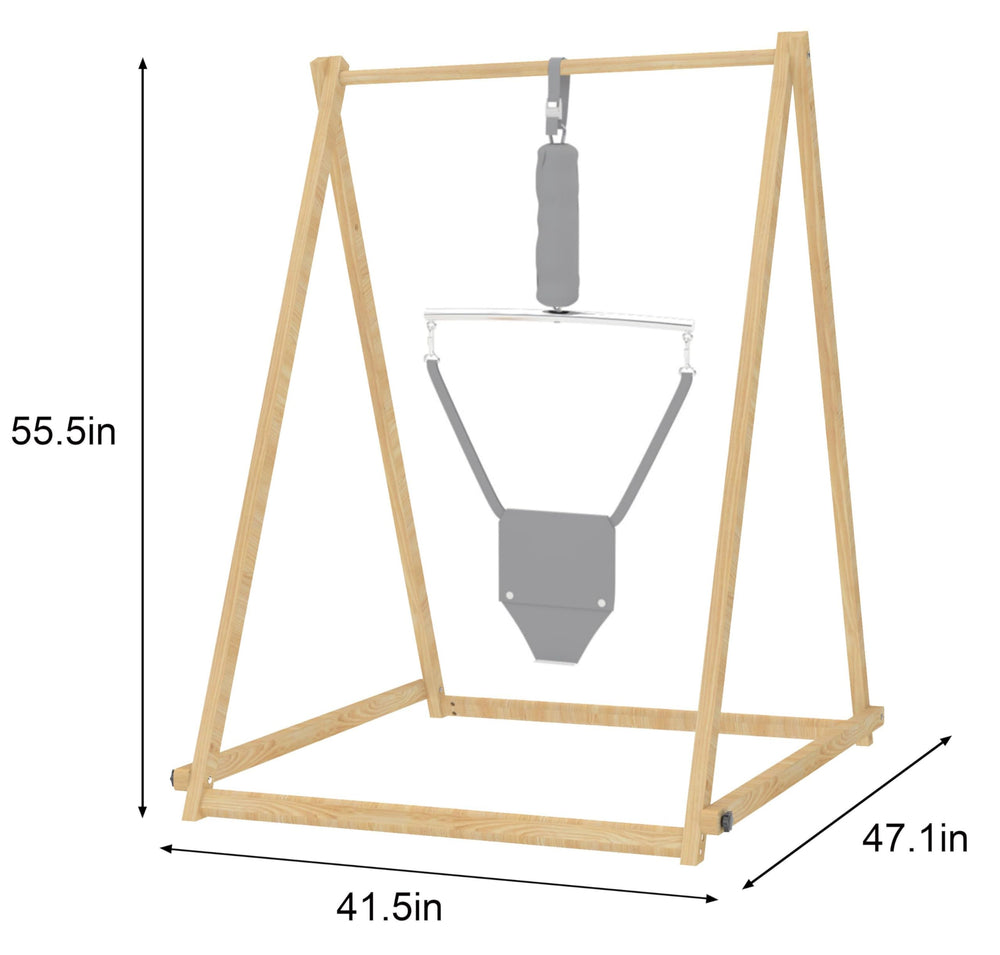 Avenlur Tulip Baby Bouncer wide base reduces wobble for safer bouncing.