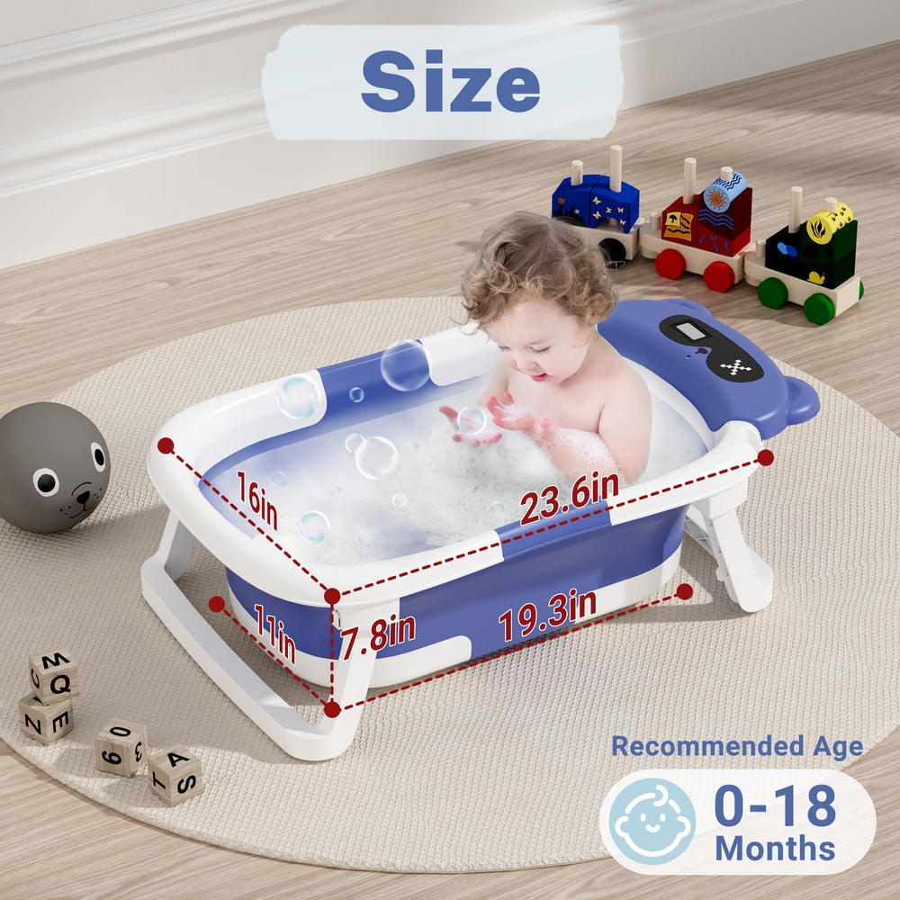 AVIDOR Baby Bathtub interior with soft cushion for gentle support