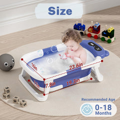 AVIDOR Baby Bathtub interior with soft cushion for gentle support
