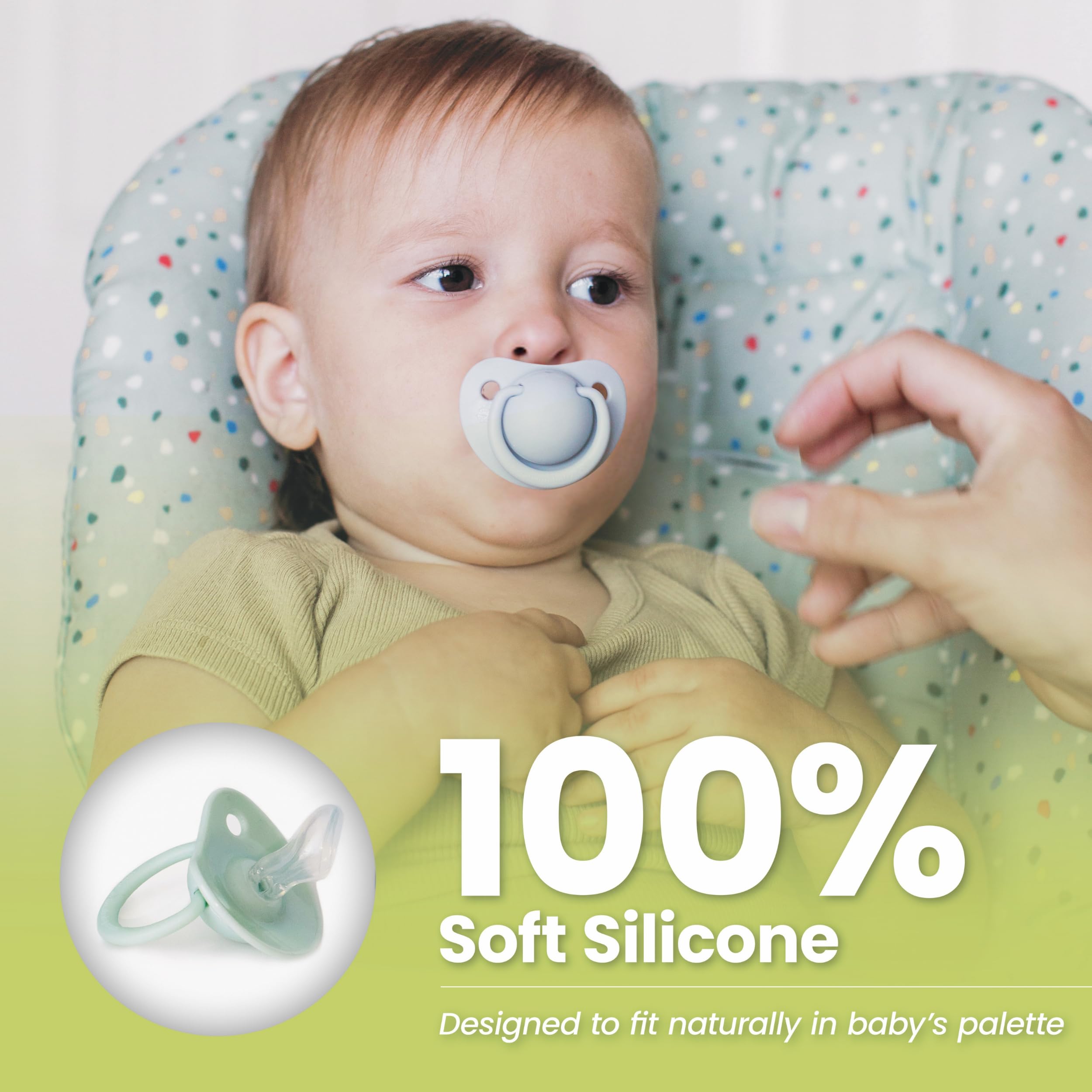 Avima 4-pack green and grey demonstrates convenient, ready-to-use soothing for home.
