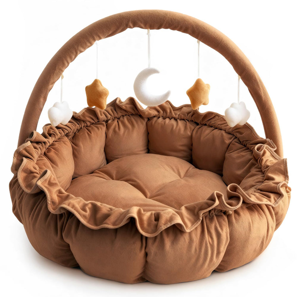 Avrsol 3-in-1 Baby Play Gym play mat provides soft tummy time surface for newborns.