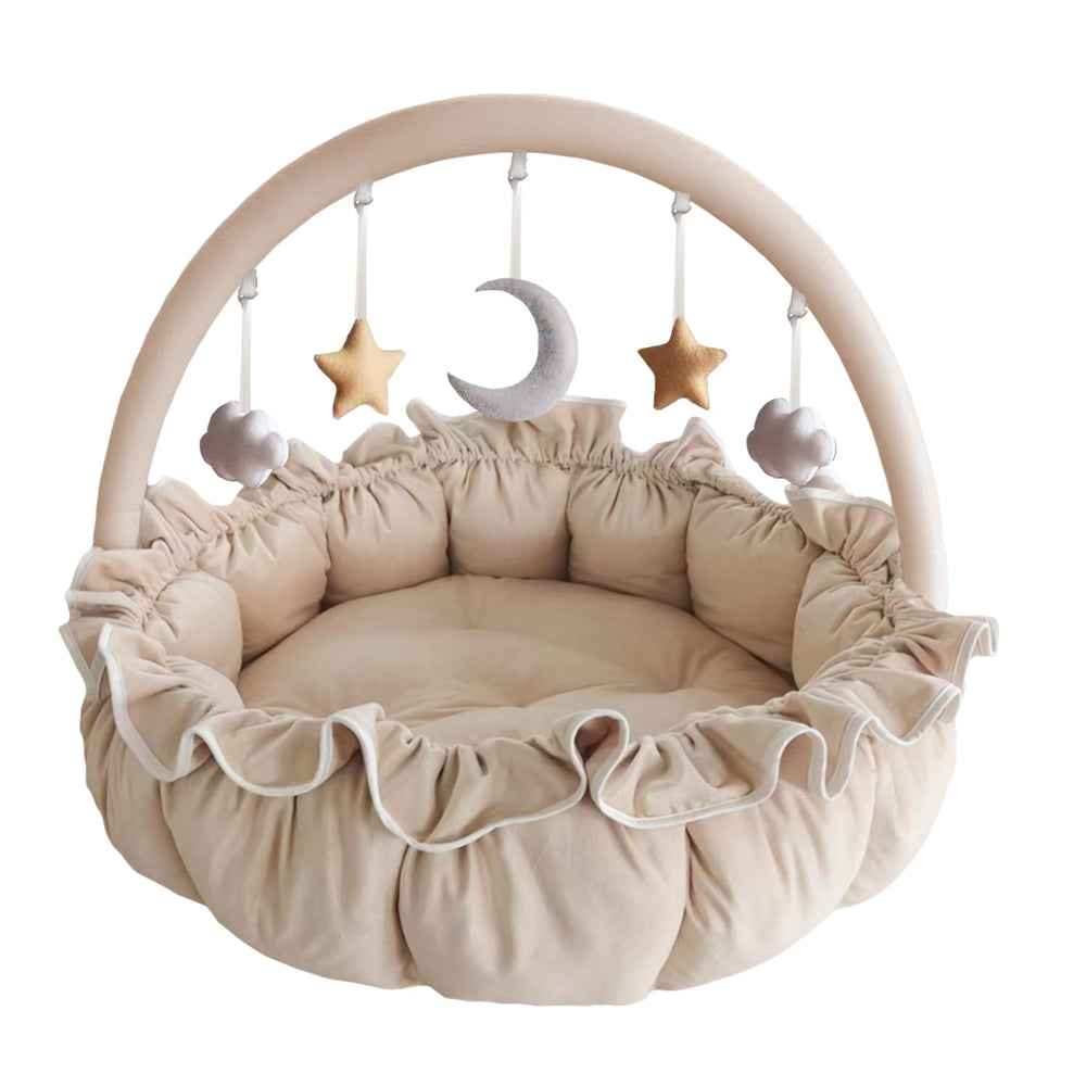 Avrsol Baby Play Gym gift-ready beige packaging suggests ideal newborn gift