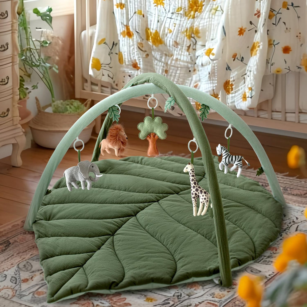 Avrsol Baby Play Gym portable-design lets you move it around easily.