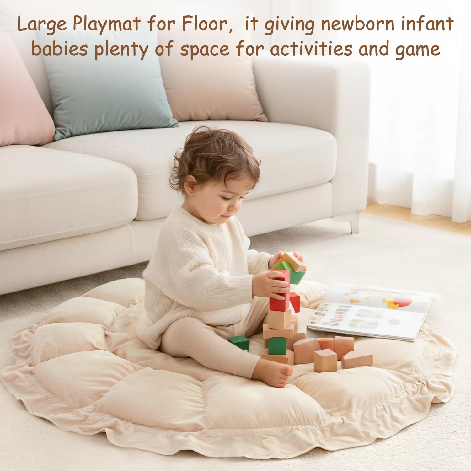 Avrsol Baby Play Gym high-contrast patterns aid visual development