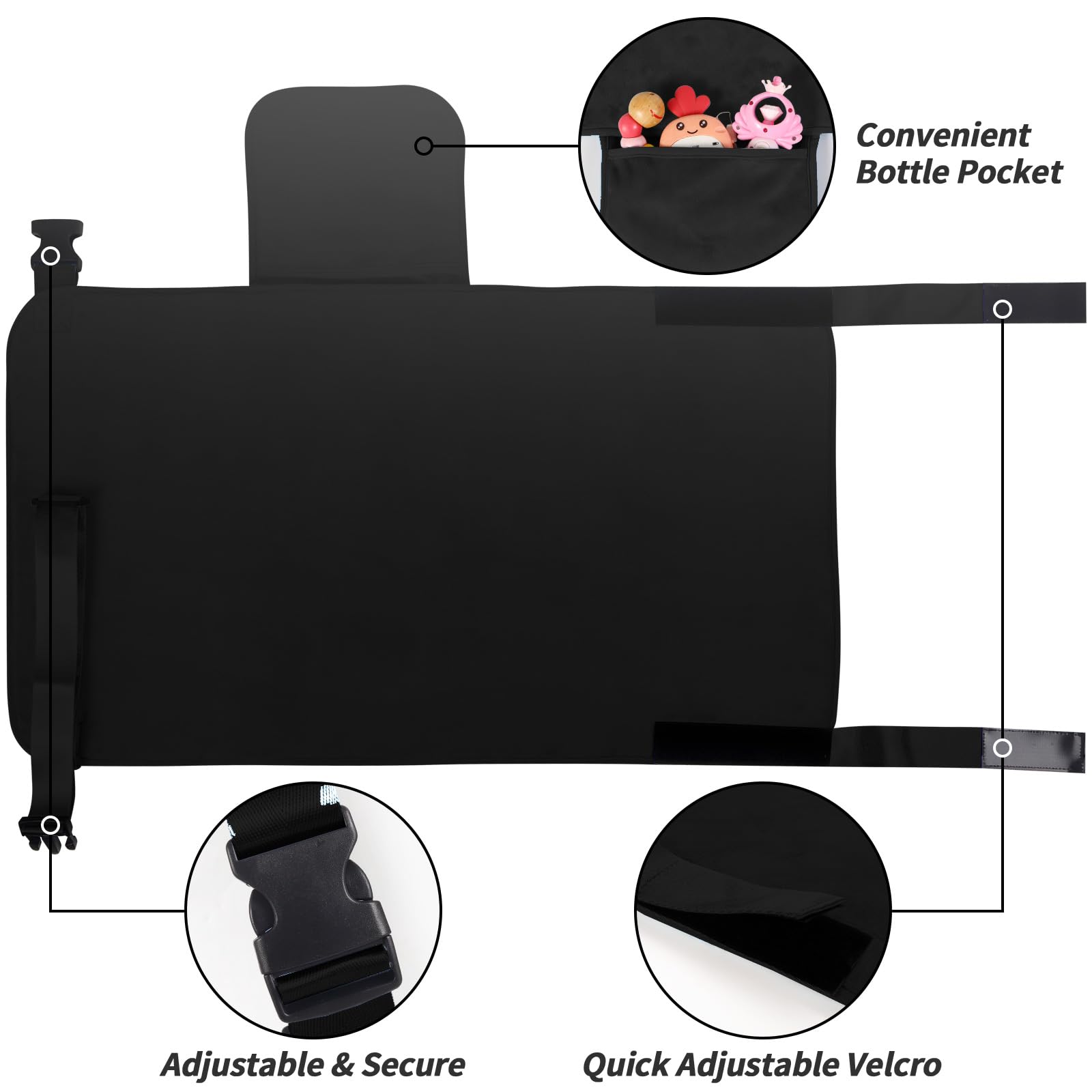 AWAHITAWA quick-assembly design with snaps and Velcro for fast setup.