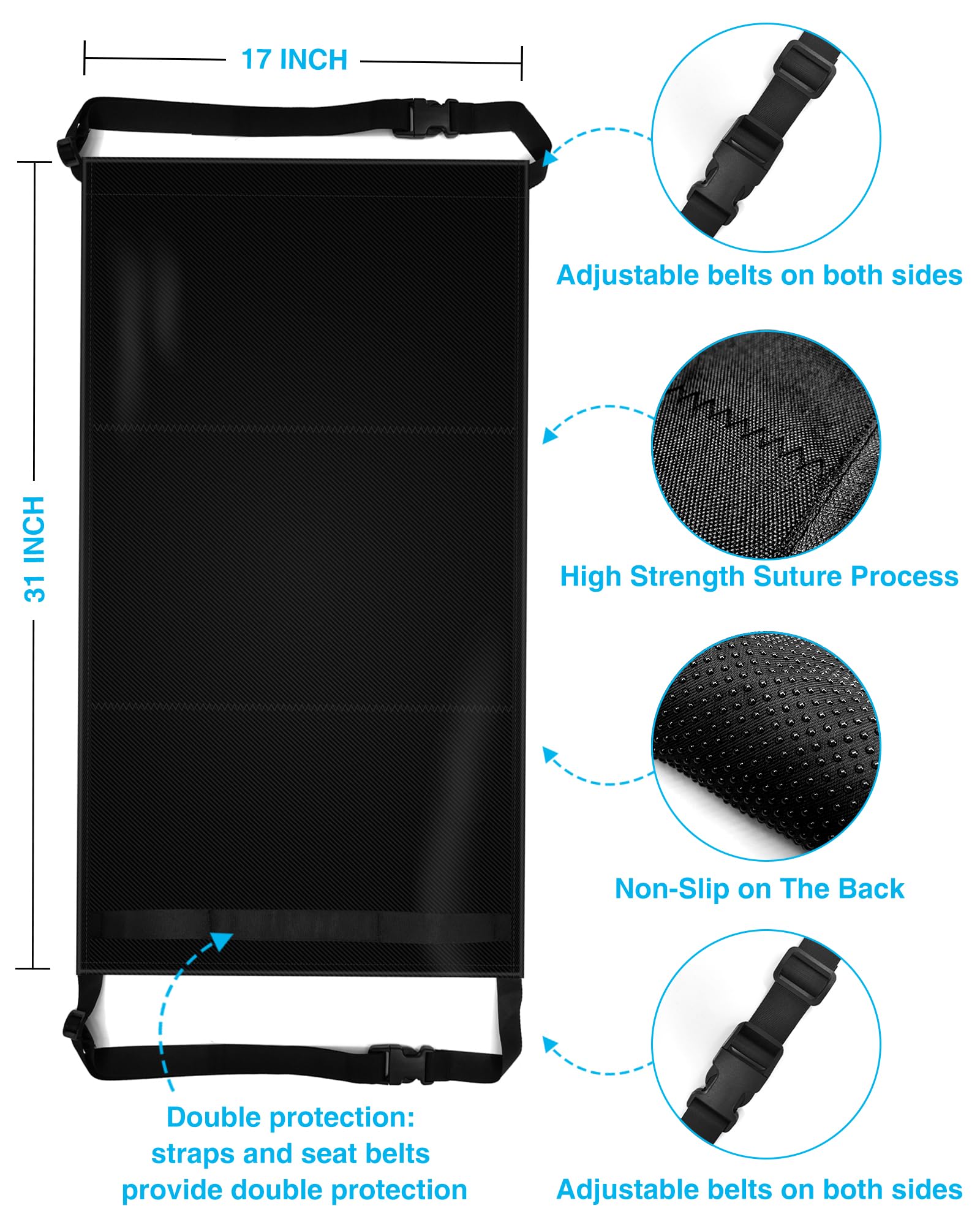 AWAHITAWA toddler travel bed skin-friendly fabric keeps child comfortable on trips
