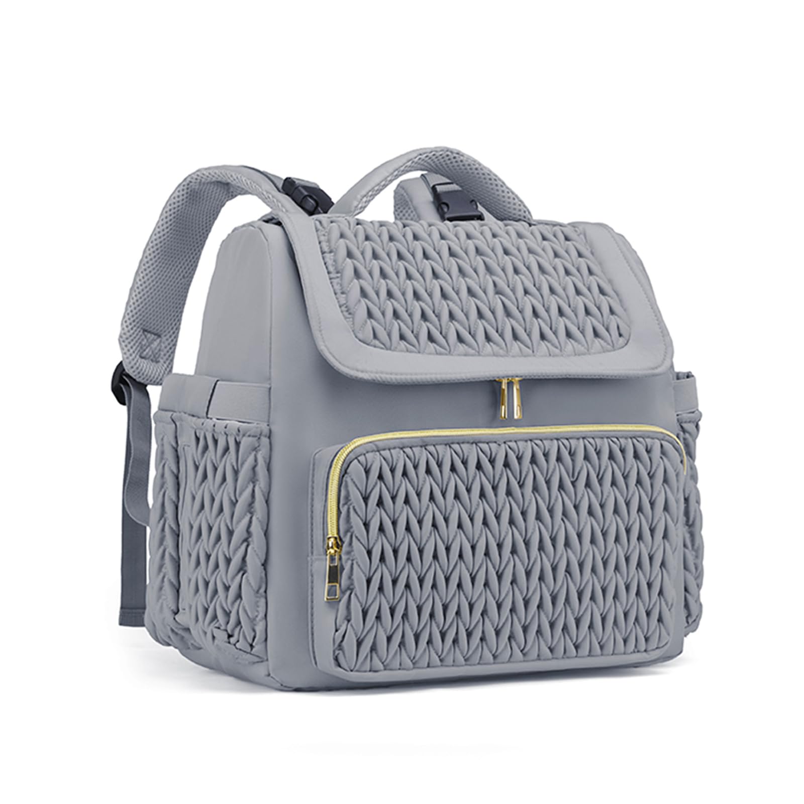 Awanhe diaper bag backpack front view showcasing compact, travel-friendly design for on-the-go families.