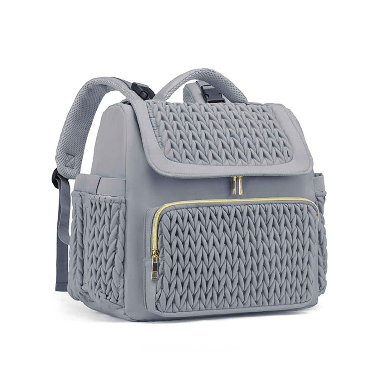Awanhe diaper bag backpack front view showcasing compact, travel-friendly design for on-the-go families.