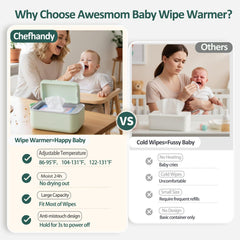 Awesmom two in one dispenser design for easy access at changing time