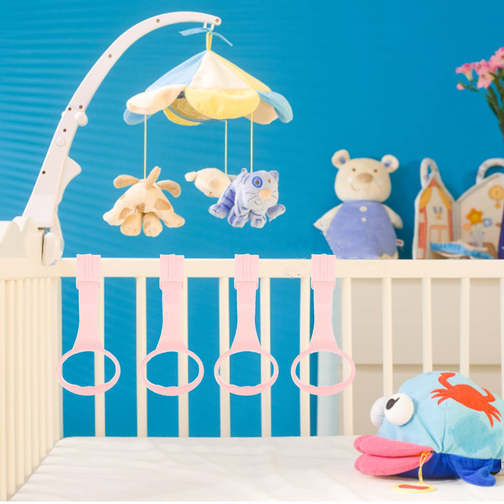 Awleynz 4-pack rings laid out show versatile height placement.