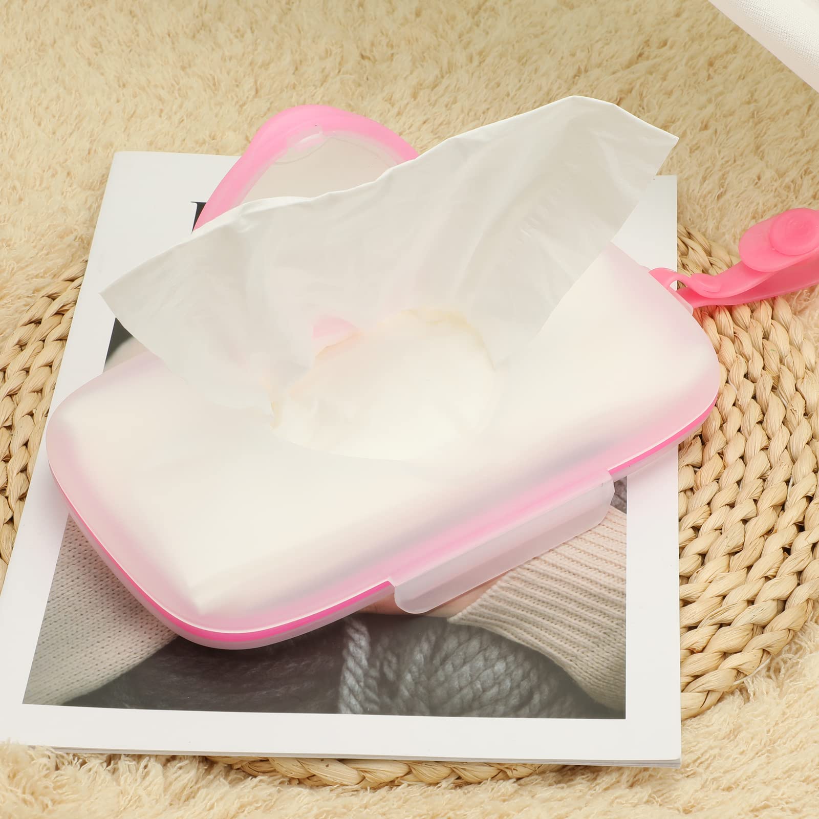 Awleynz Wet Wipe Holder designed for one-handed use for quick diaper changes.