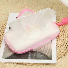 Awleynz Wet Wipe Holder designed for one-handed use for quick diaper changes.