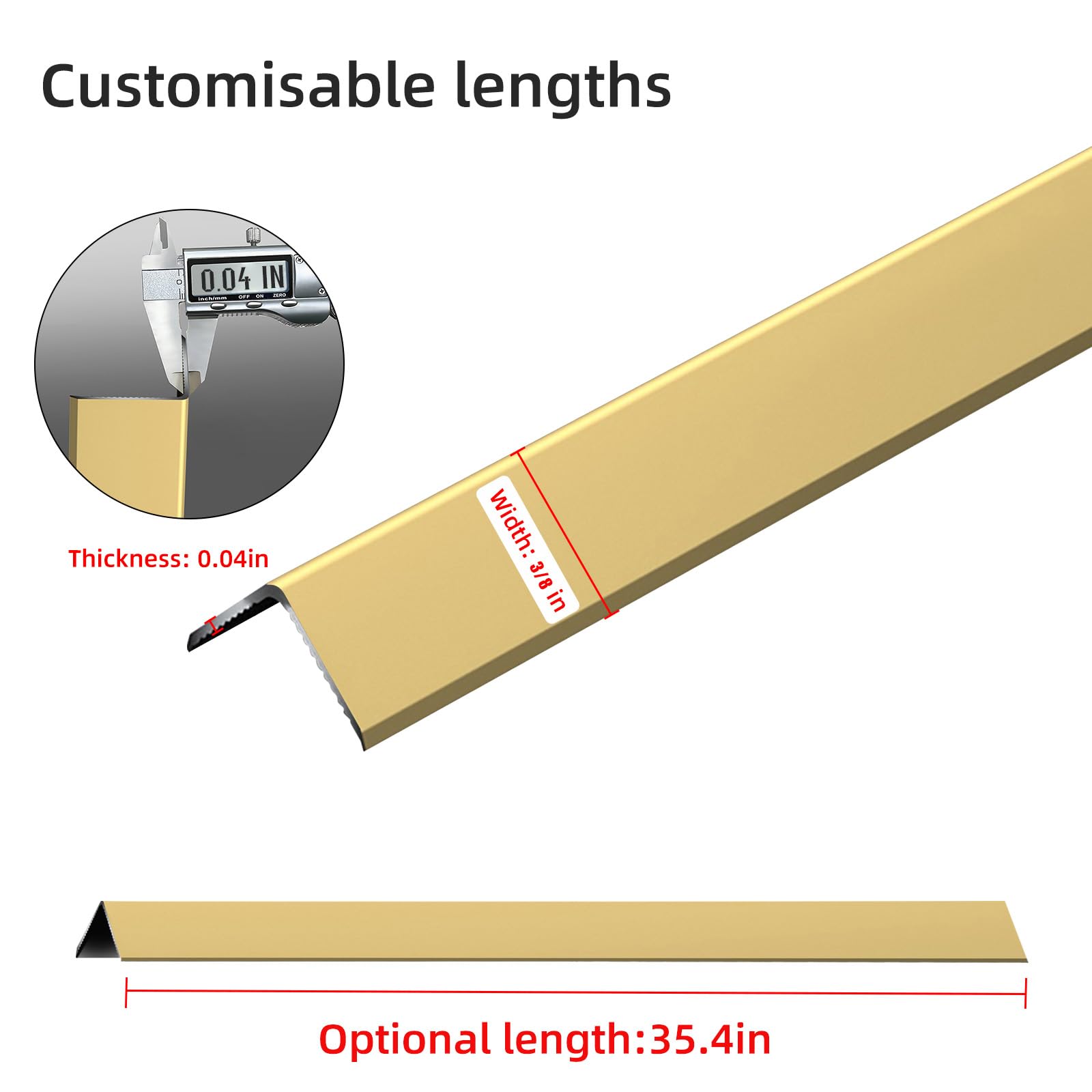 Awvob 89-degree inside corner fit aligns tightly with walls for safer corners.