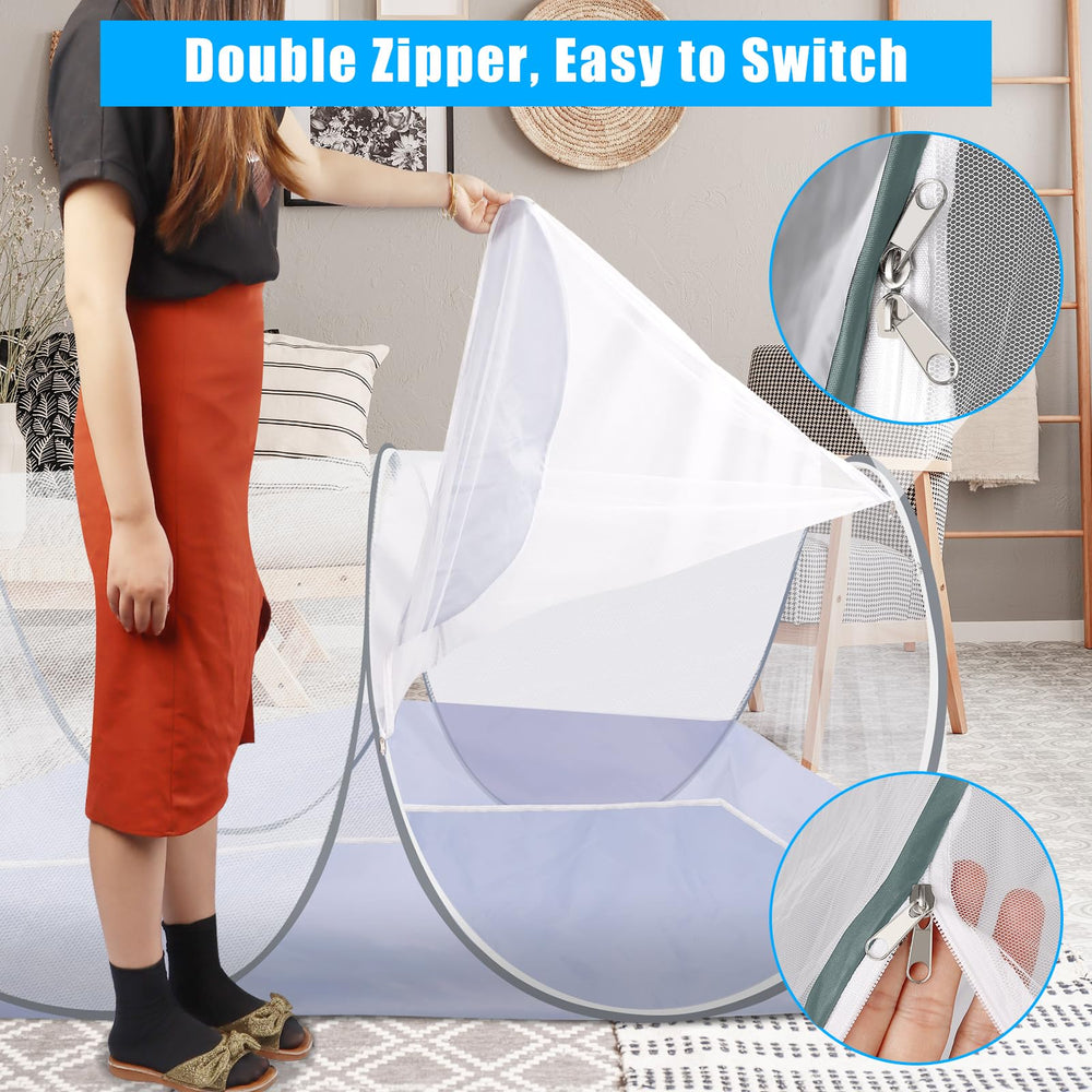 Axcoix high-density mesh breathability keeps airflow while blocking insects.