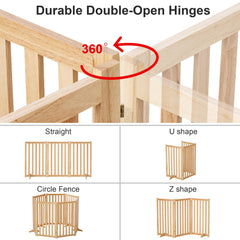 Axeman 360 degree hinges enable folding into U or Z shapes for flexible containment