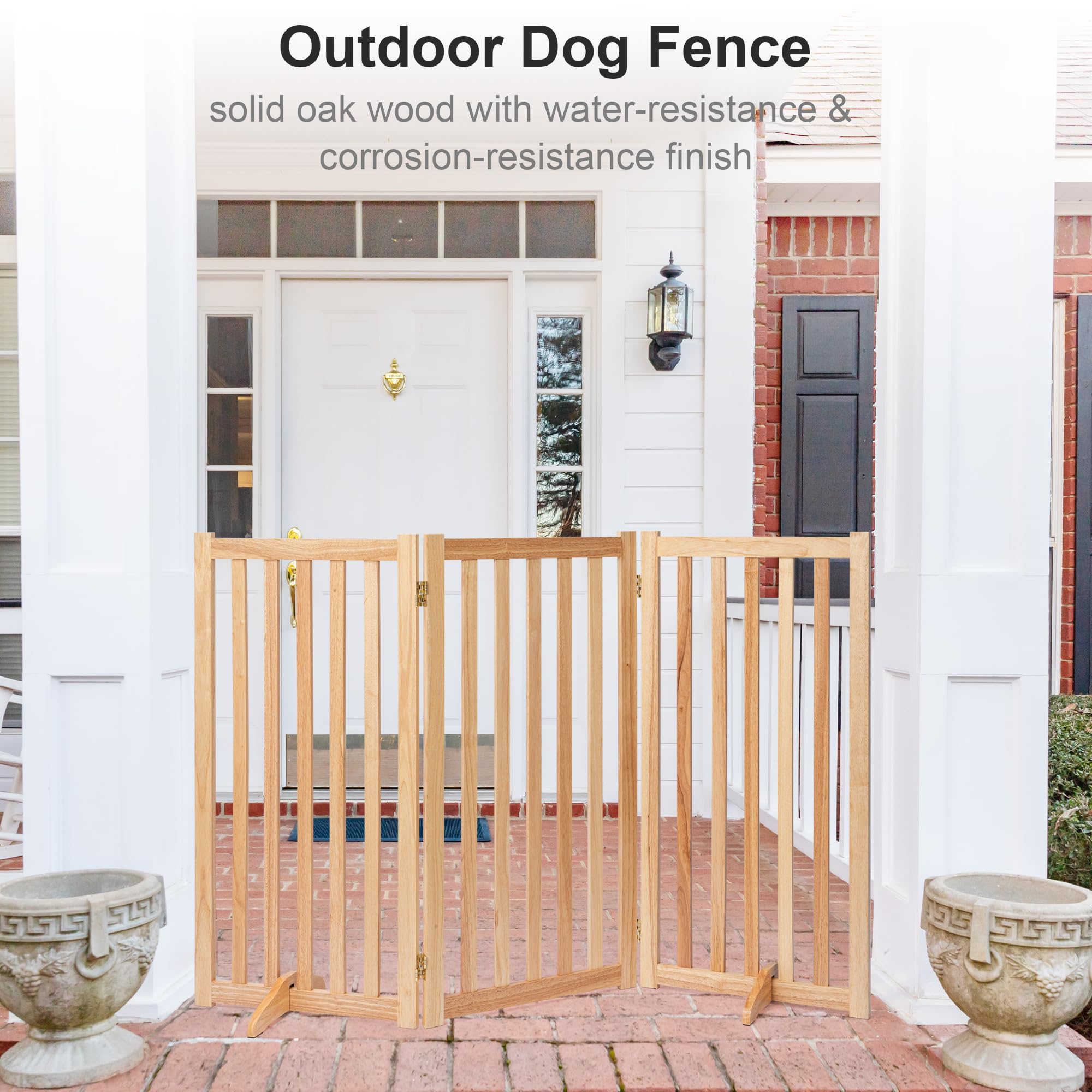 Axeman compact folding gate folds for easy storage nearby