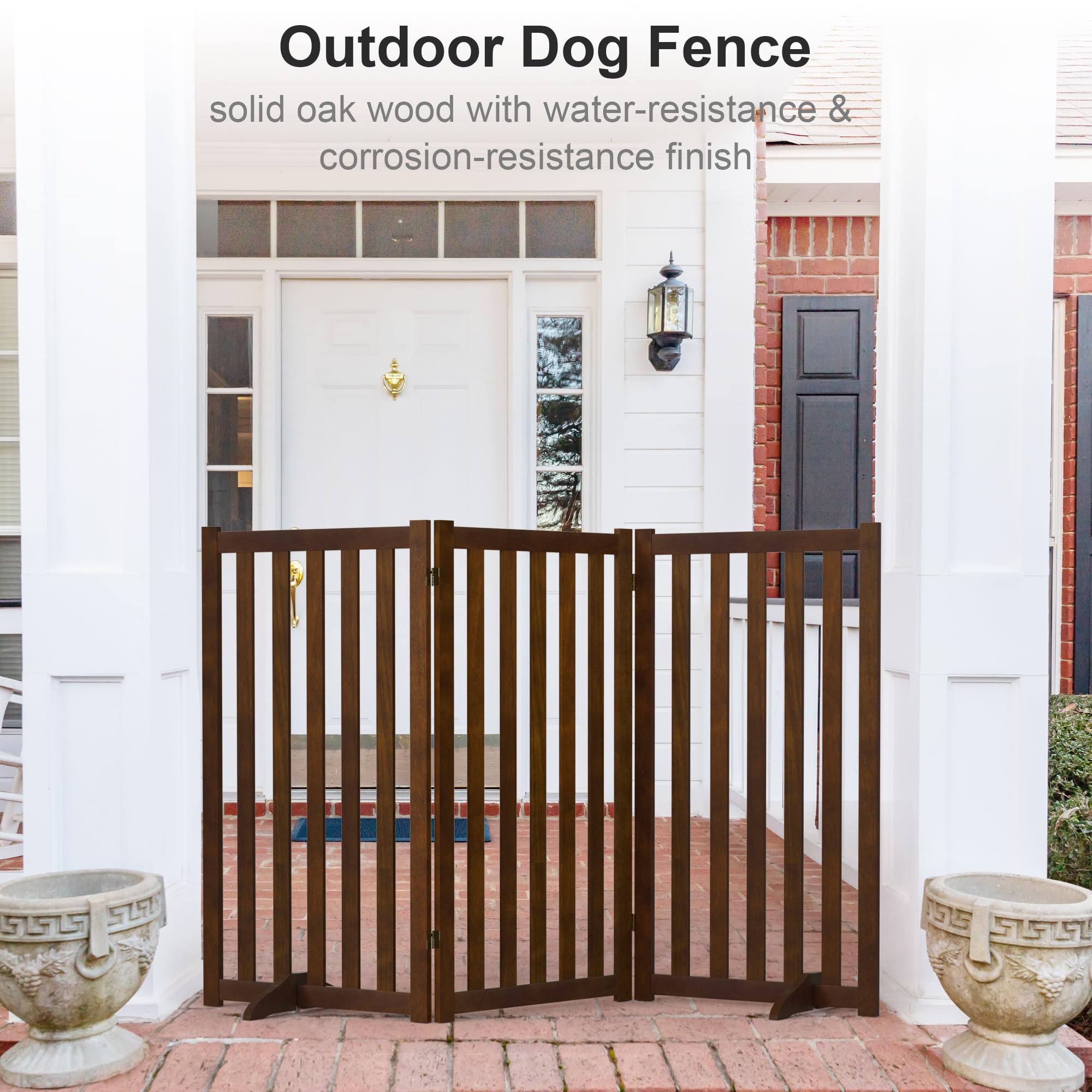 Axeman gate folds compactly for quick storage when not in use.