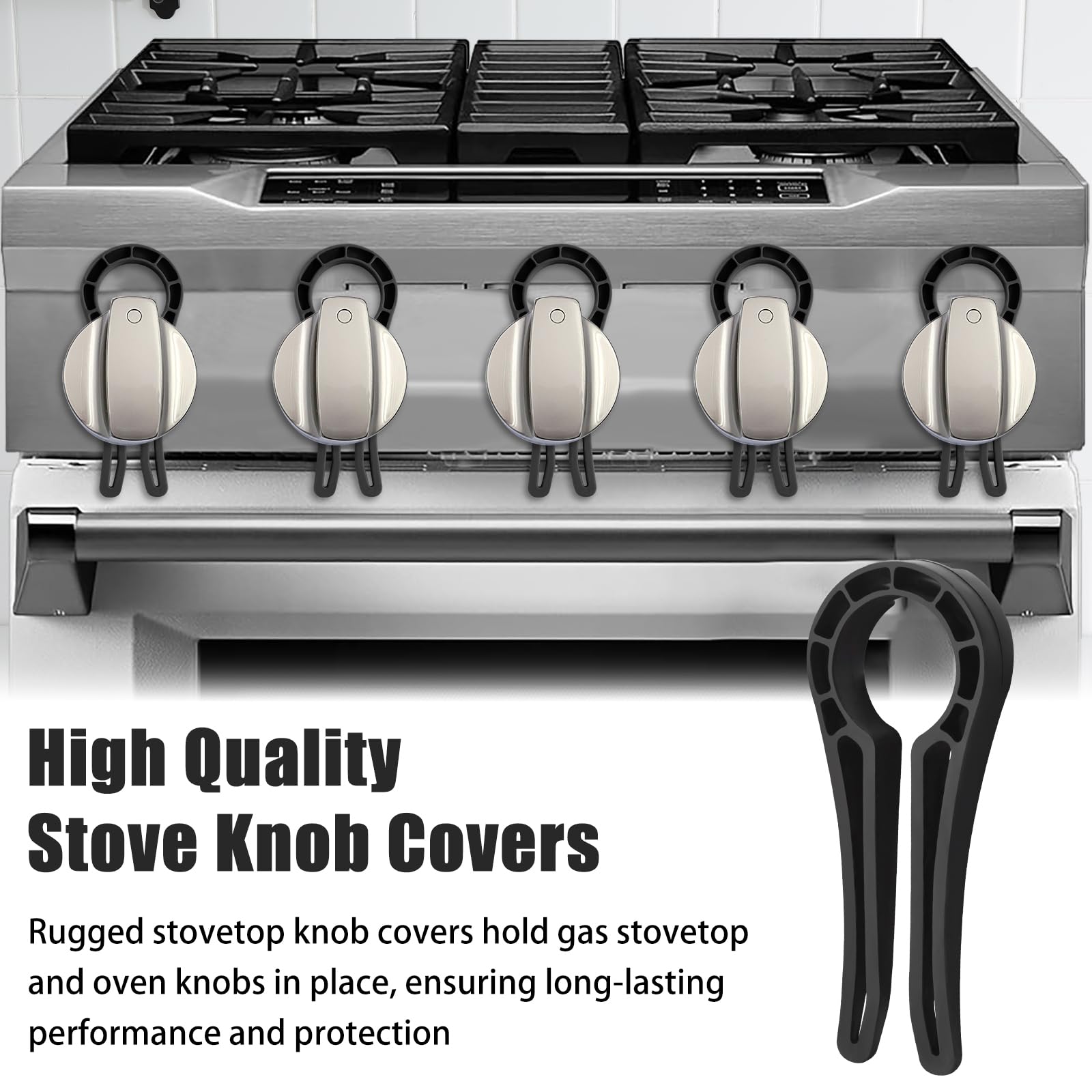 Axfvd five-pack provides reliable ongoing stove knob safety for homes