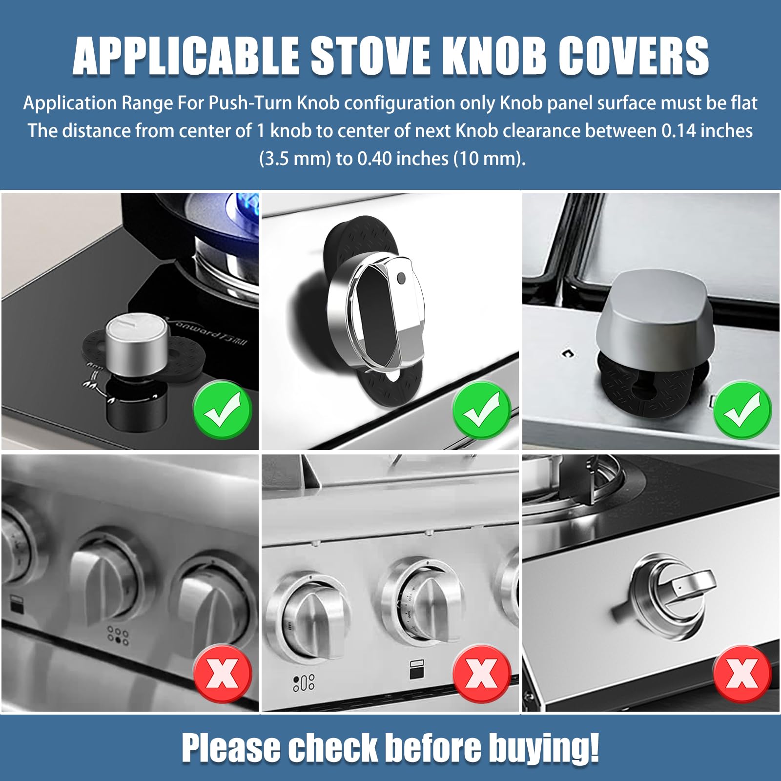 Axfvd Silicone Stove Knob Locks childproof-access keeps kids safe while cooking.
