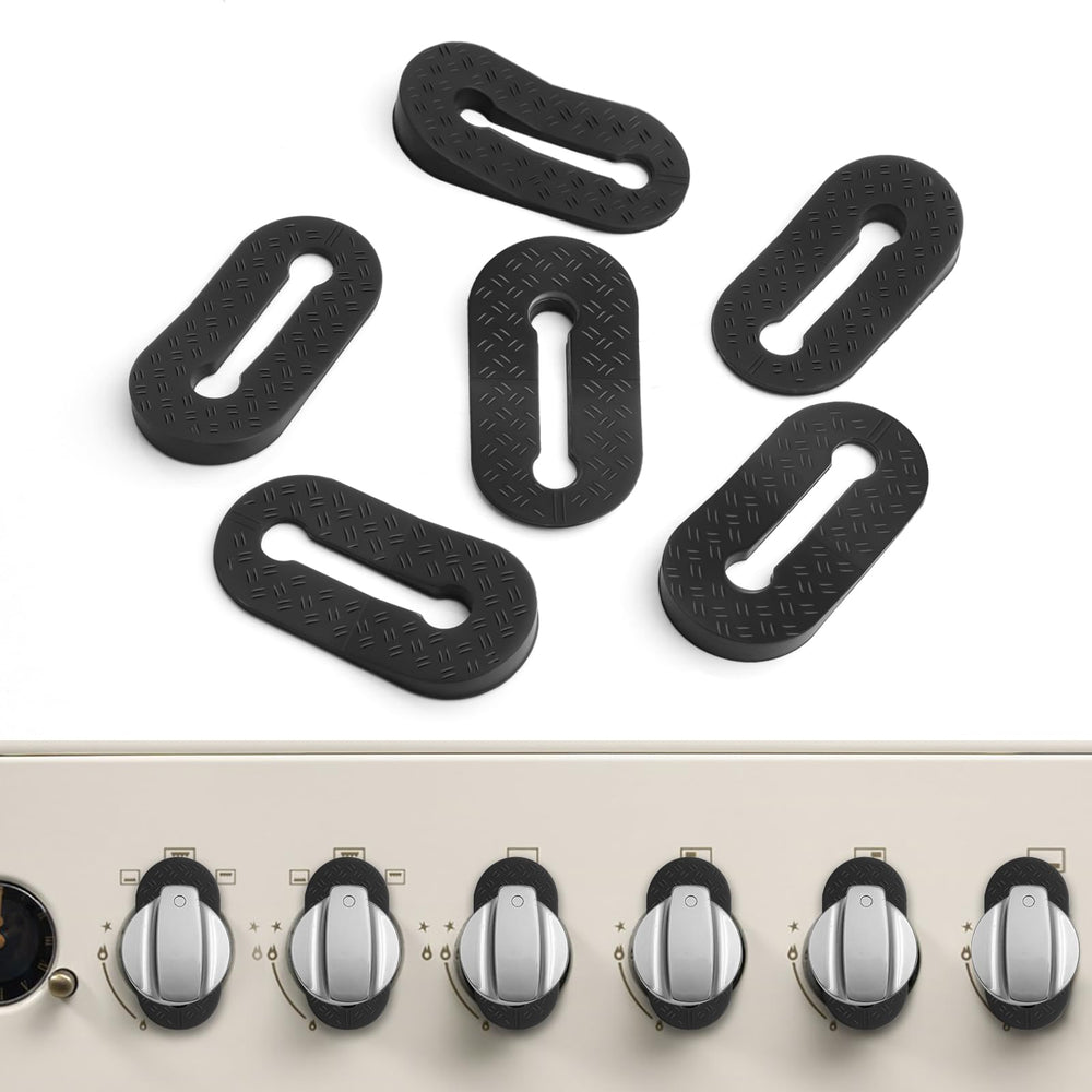 Axfvd silicone stove knob locks pack secures gas stoves against curious hands.