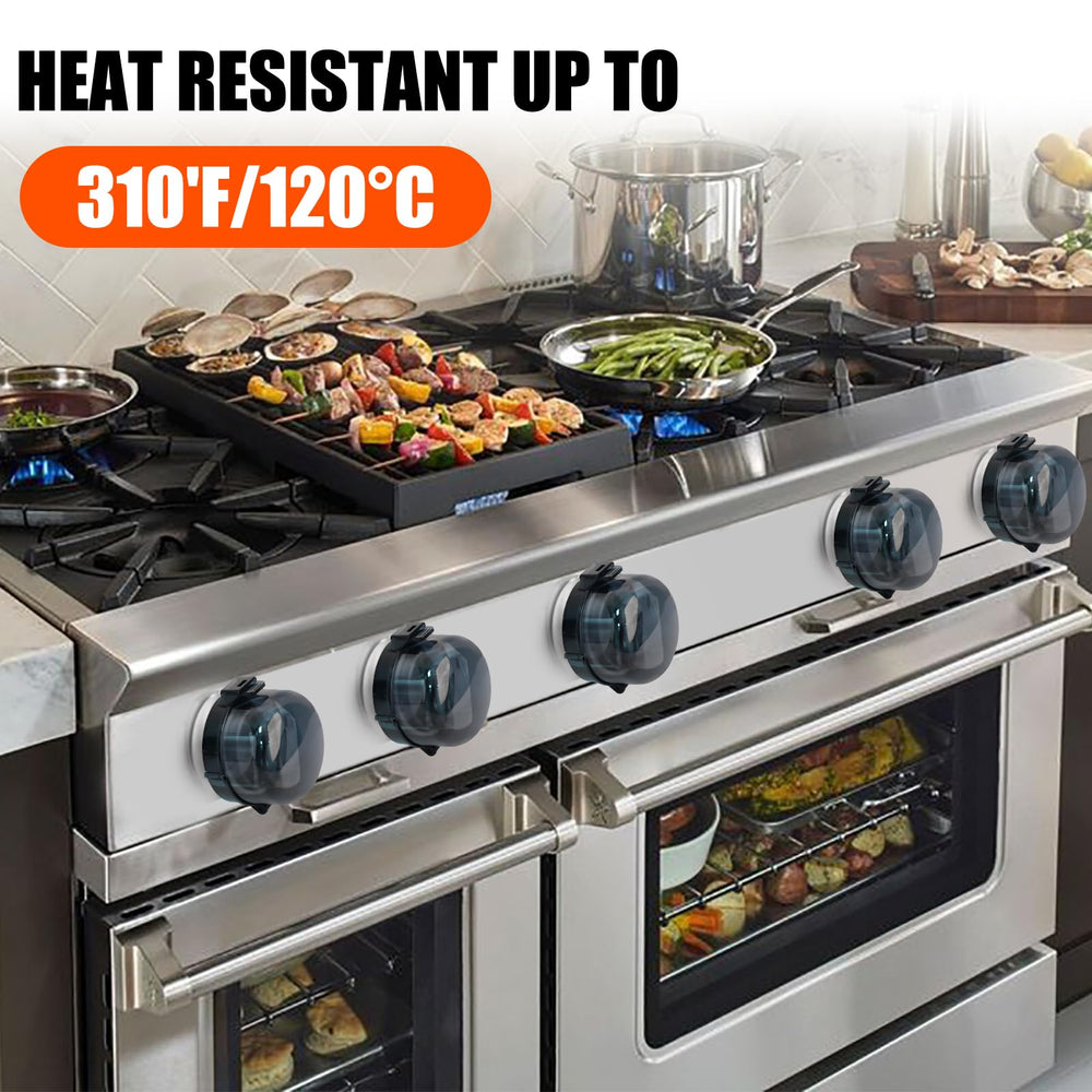 Axfvd stove knob covers made with durable material for daily use