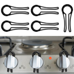 Axfvd stove knob covers 5-pack in black prevent accidental stove use