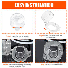 Axfvd durable knob covers for daily kitchen use