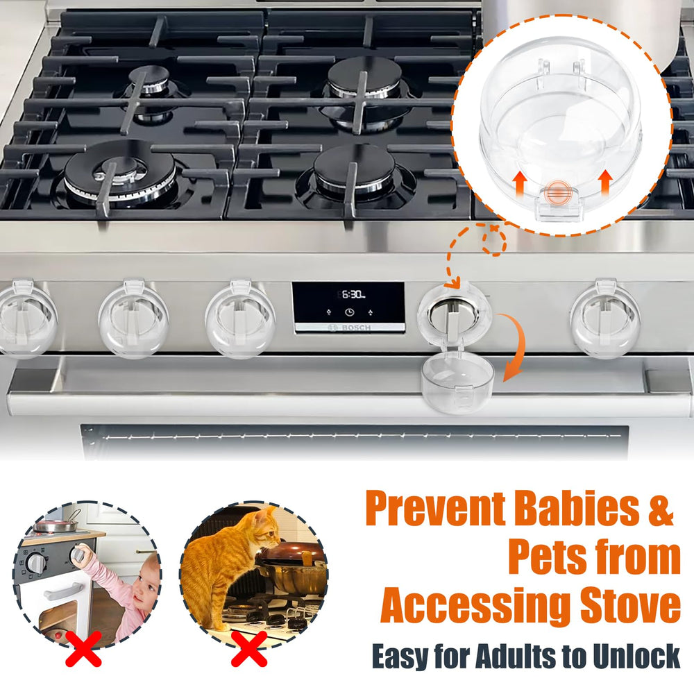 Axfvd knob safety covers installation guide showing quick setup