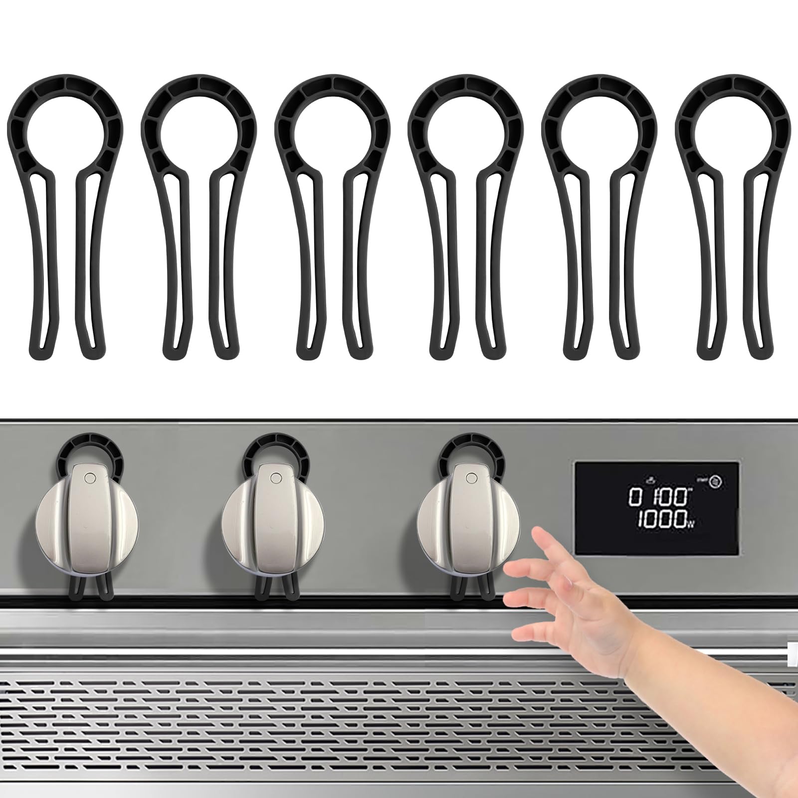 Axfvd stove knob safety locks pack keeps kids safe in the kitchen.