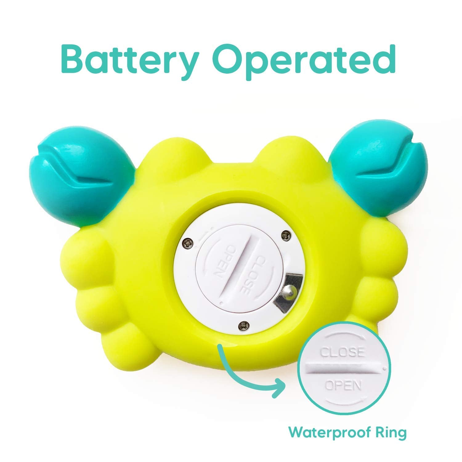 Aycorn auto-off feature conserves battery life between baths and checks.