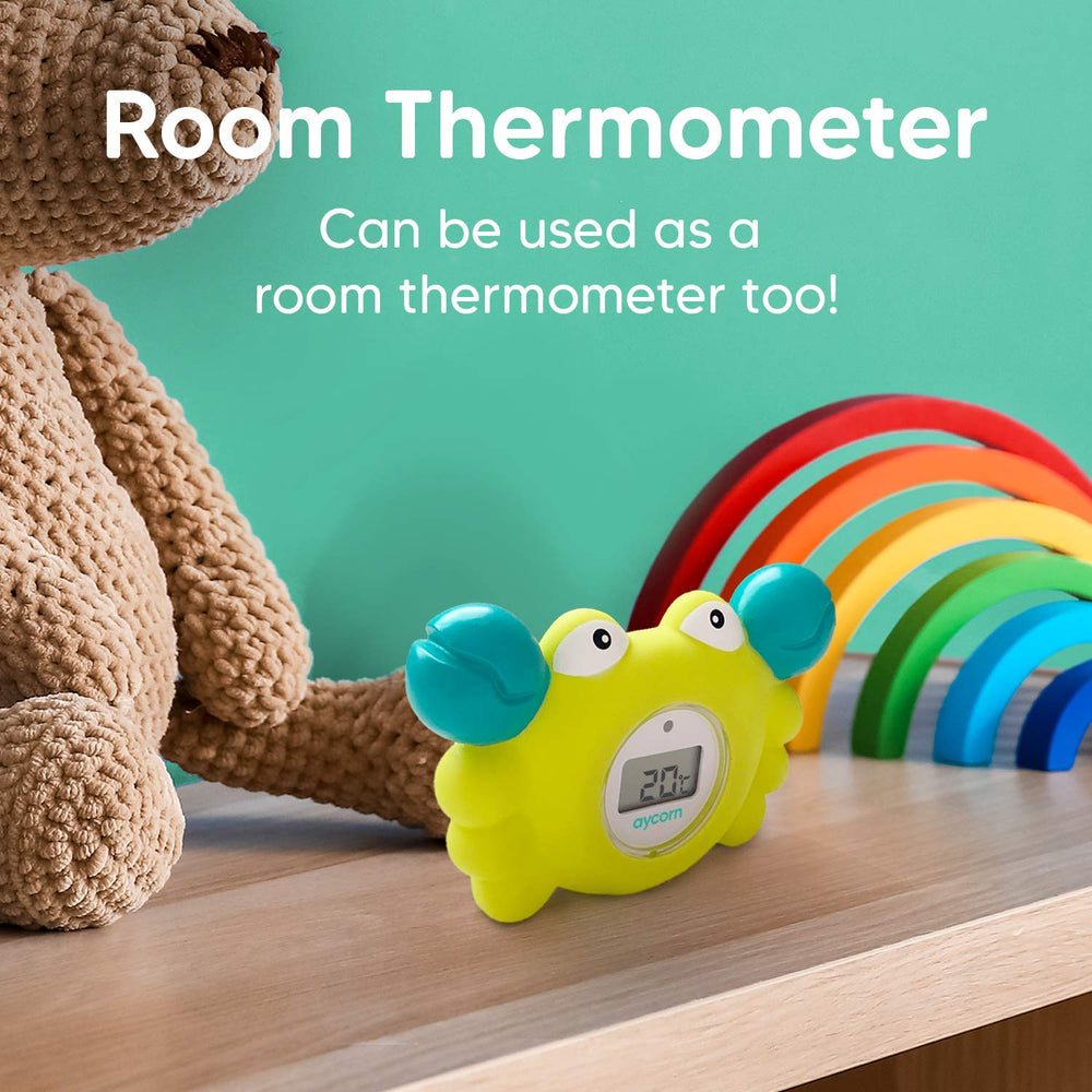 Aycorn BPA-free safety toy ensures bath play with non-toxic materials.