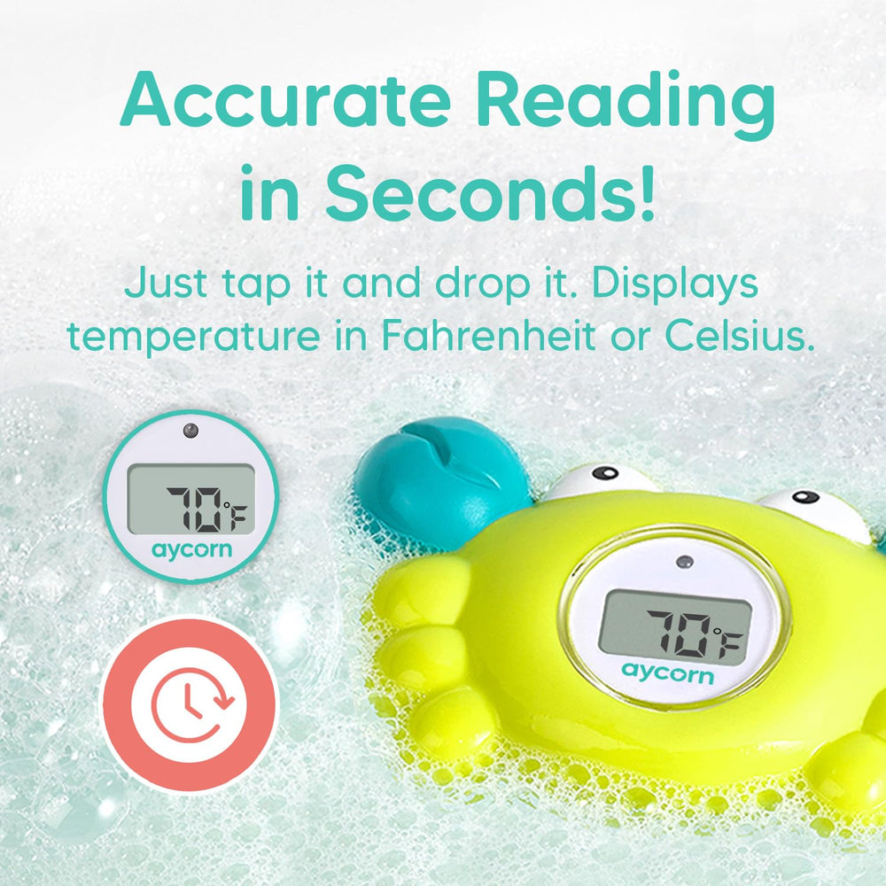 Aycorn thermometer delivers fast readings in under one second for busy routines.