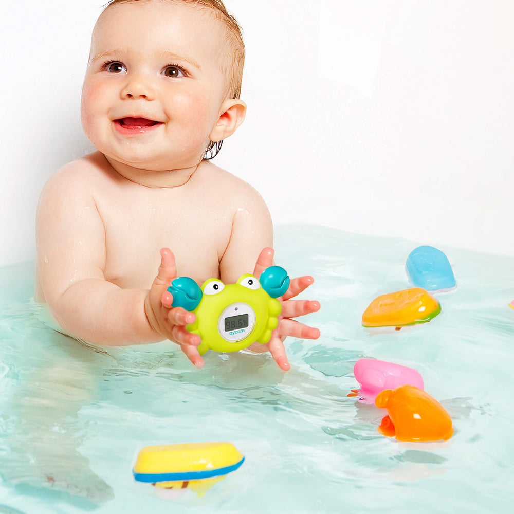 Aycorn waterproof bath thermometer floats reliably without sinking or leaking.