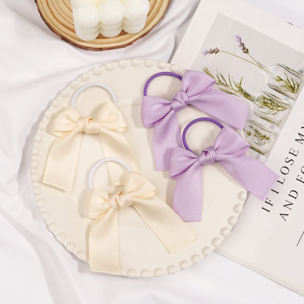 Ayesha back-to-school bows simplify quick ponytails