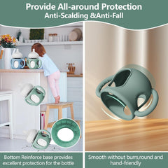 AYHIT protective sleeve with handle improves one handed grip during feeding