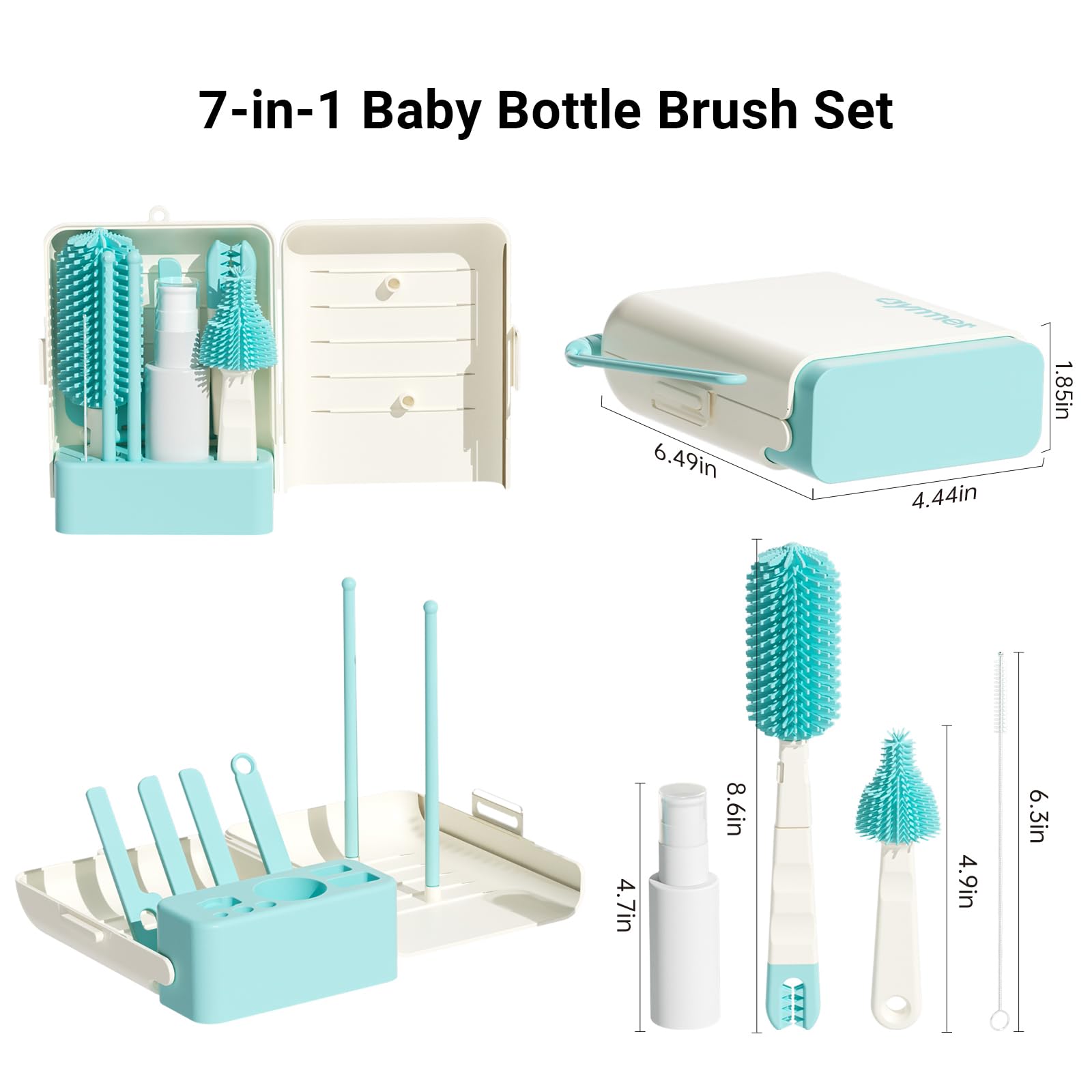 Aynmer breast pump cleaning kit keeps pumping parts hygienic while traveling