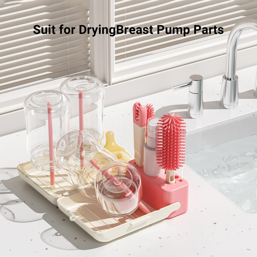 aynmer nipple brush for safe cleaning of small bottle openings.