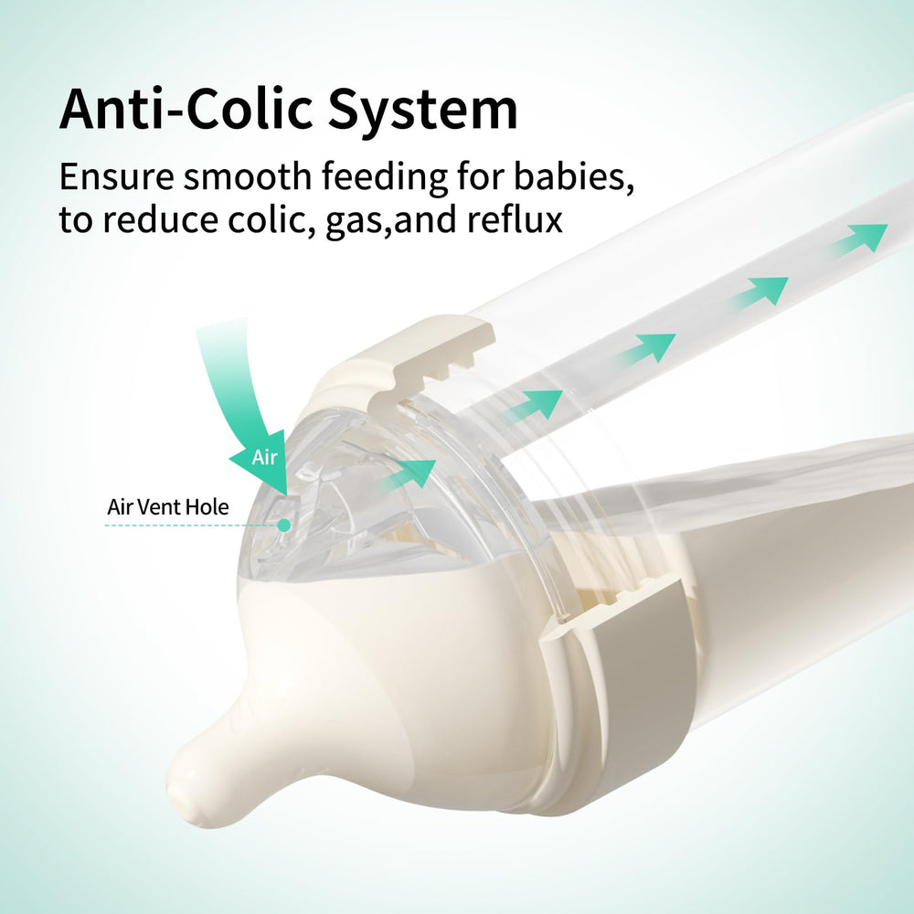 Aynmer wide-neck bottle facilitates easy filling and thorough cleaning after meals.