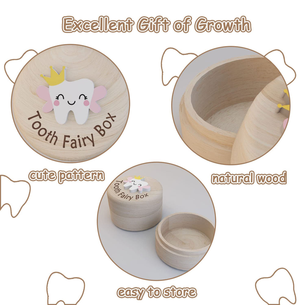 Azbuk Tooth Fairy Box protects tiny teeth as a cherished keepsake.