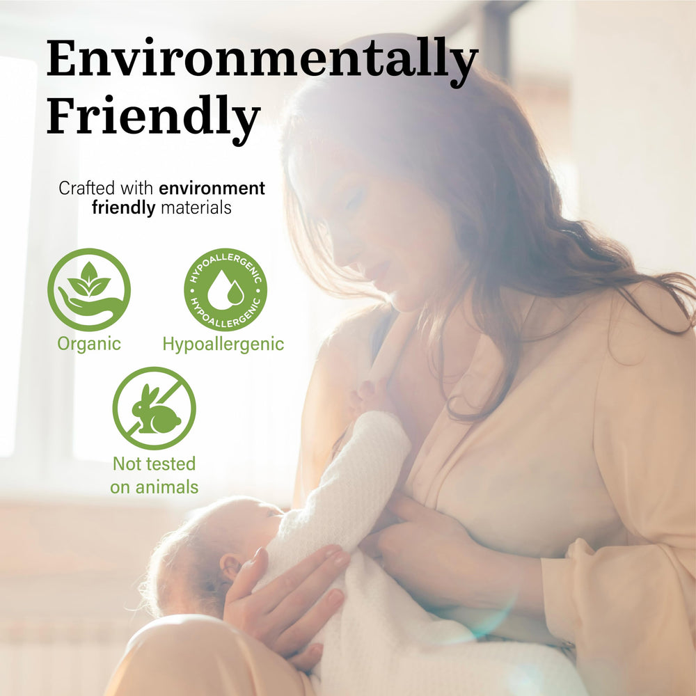AZOLLIA eco-friendly set includes 14 pads with pouch and mesh bag.