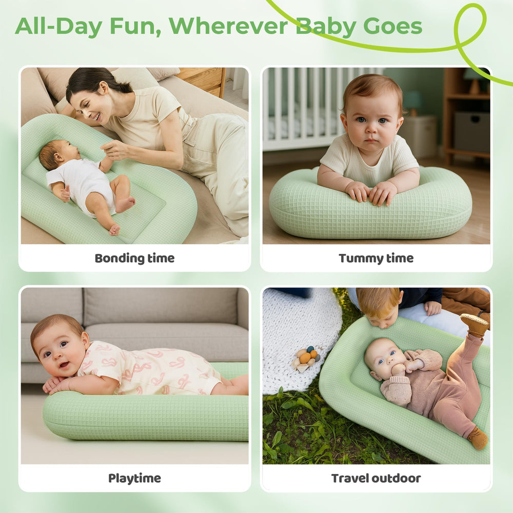azopesy baby lounger lightweight travel ready for home or trips