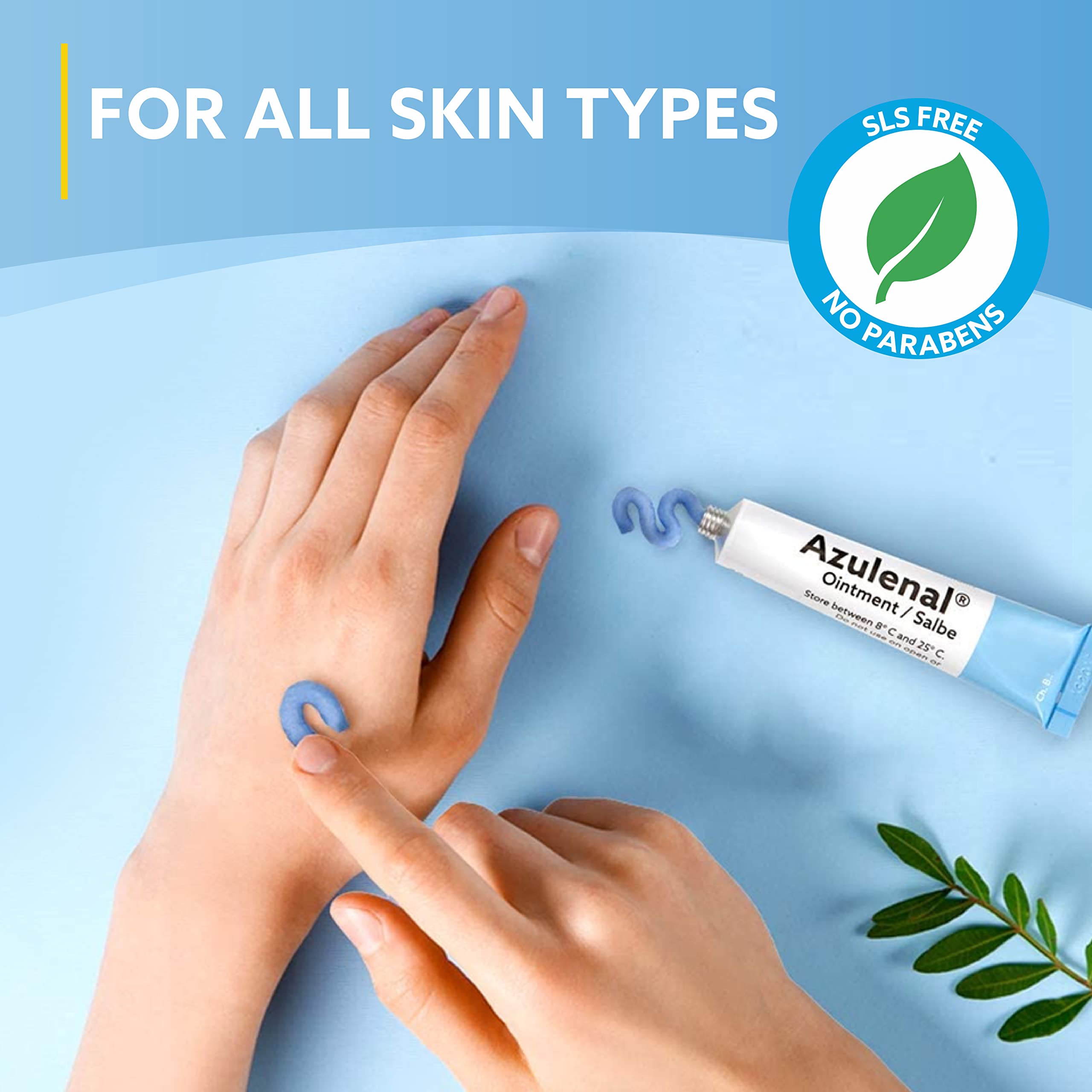 AZULENAL Ointment for nursing moms uses a scene suggesting nipple and breast-area relief.