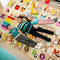 B BENRON rug is machine-washable and easy to spot-clean for busy families.