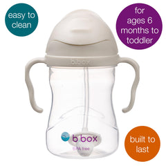 b-box flip top lid keeps the straw clean on the go