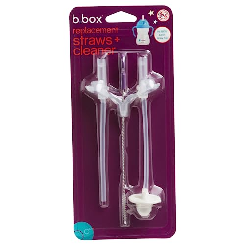 b.box replacement straw with weight stabilizes upright drinking