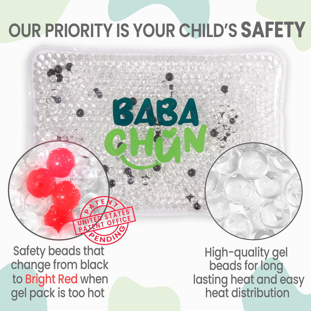 BabaChun heat therapy belt with gel beads warming abdomen for soothing relief