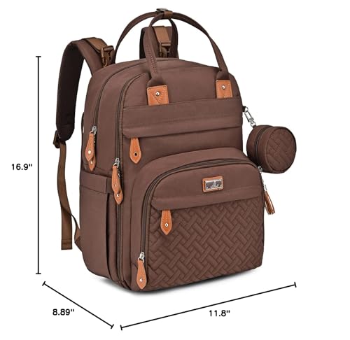 BabbleRoo diaper bag backpack ergonomic shoulder straps, comfortable wear for long family outings.