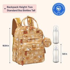 BabbleRoo diaper bag backpack foldable changing mat ready for quick diaper changes