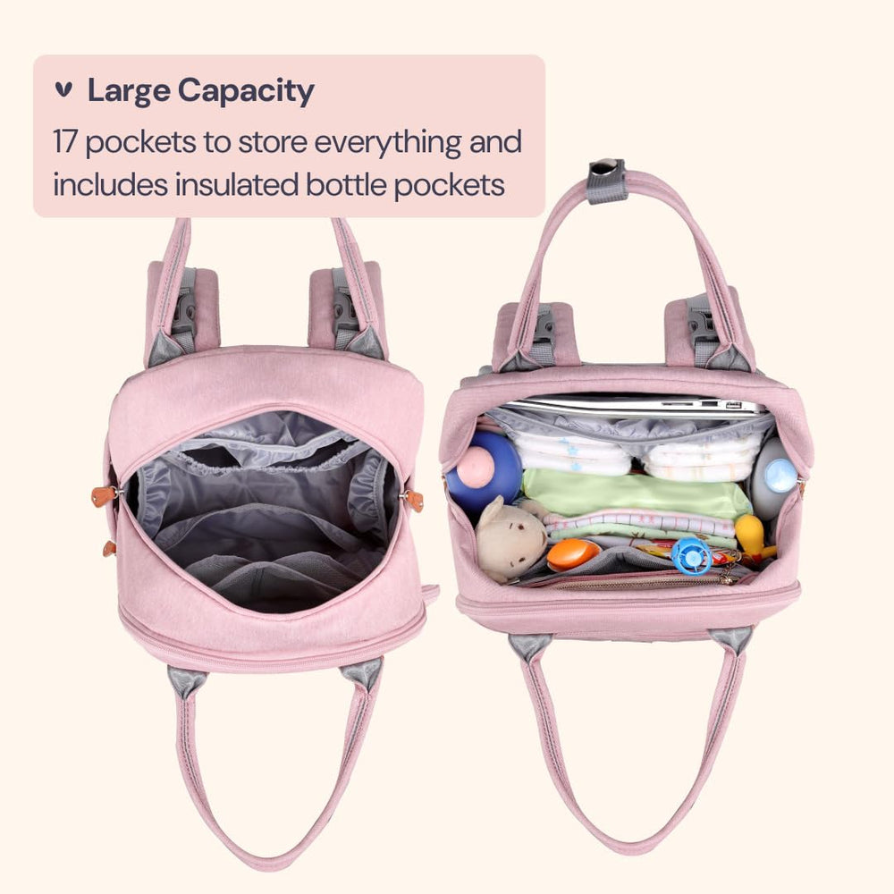 BabbleRoo insulated bottle pockets keep beverages at the right temperature