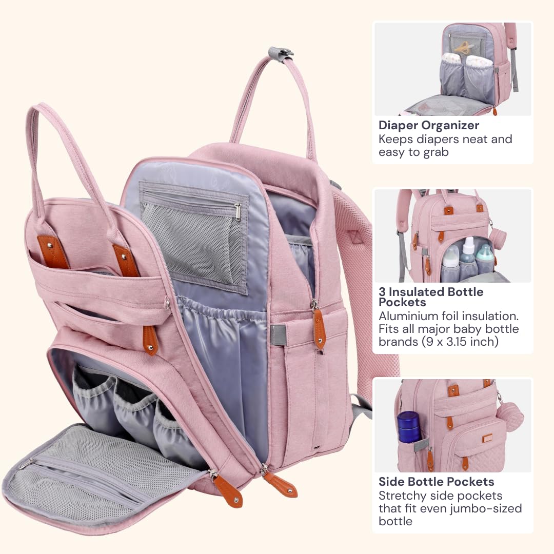 BabbleRoo laptop compartment fits devices up to 15.6 inches